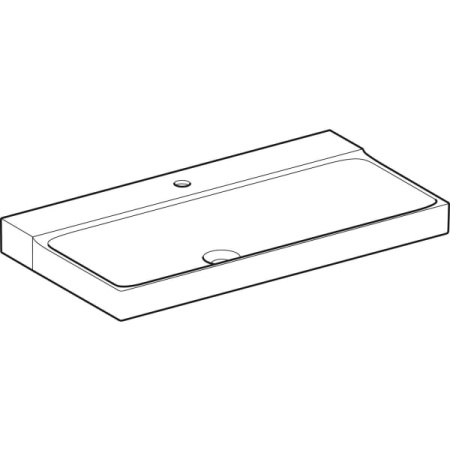 Раковина подвесная (90х48) Geberit Xeno² 500.531.01.1