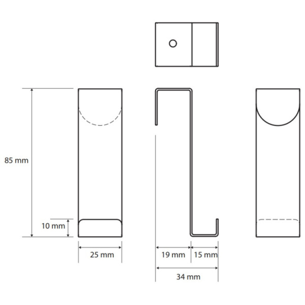 Крючок для двери  Bemeta NEO 101106155