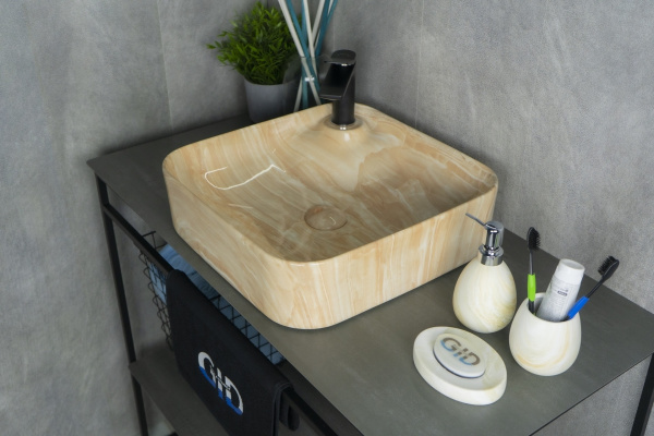 Раковина накладная (43х43) Gid Mnc591