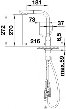 Смеситель Blanco Fontas-S II 525207
