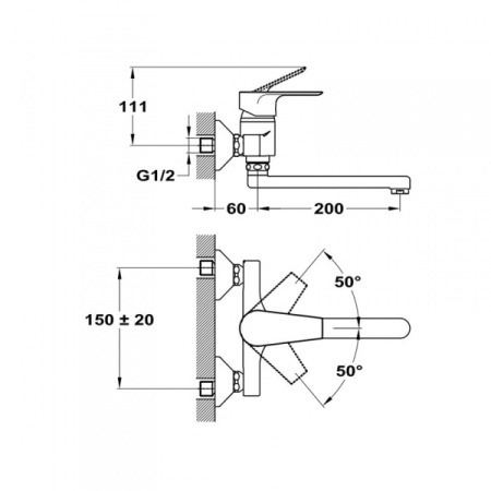 Смеситель для мойки Mofem Pro 152-1751-06