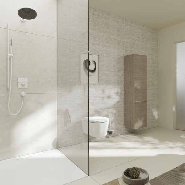 Душевая штанга 950 мм со шлангом Hansgrohe Unica S Puro 24405700 белый матовый
