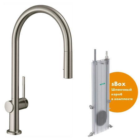 Кухонный смеситель Hansgrohe Talis M54 72801800, под сталь
