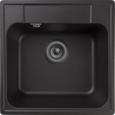 Кухонная мойка GranFest Quartz 48, 48 черный