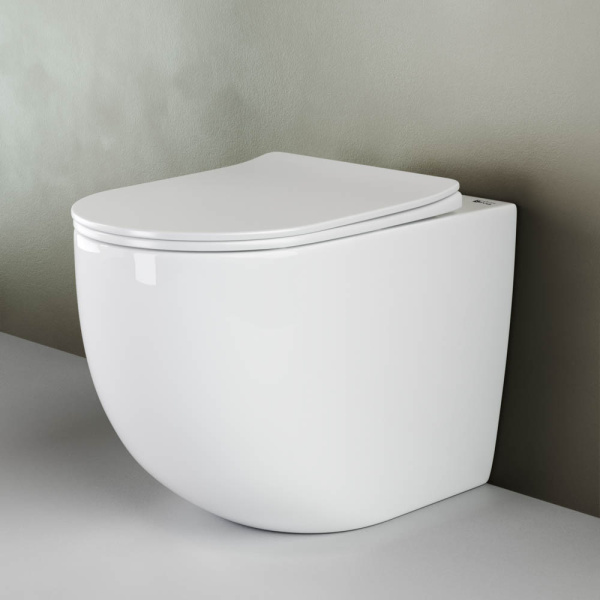 Напольный приставной унитаз Ceramica Nova Mia Rimless CN1810