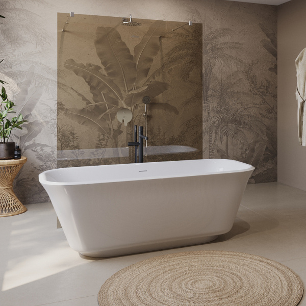 Акриловая ванна (170x80) BelBagno Due BB702-1700-800-K Акриловая ванна (170x80) BelBagno Due BB702-1700-800-K