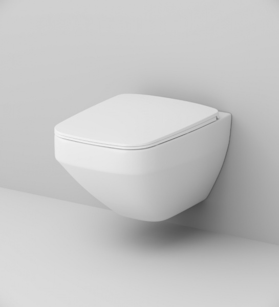 Подвесной унитаз безободковый с сиденьем микролифт Am.Pm Inspire 2.0 C50A1700SC