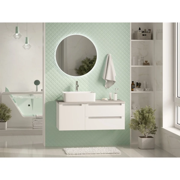 Тумба с раковиной Brevita Cargo 100 УТ000024162