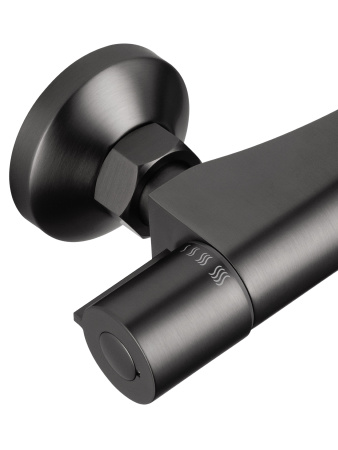 Смеситель для душа с термостатом WONZON & WOGHAND INN 5, темный графит WW-B1005-A-BGG