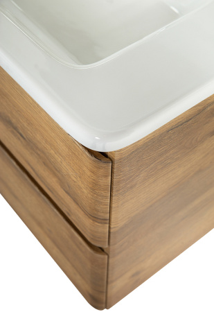 База под раковину BelBagno ALBANO-CER-800-2C-SO-RR подвесная Rovere Rustico