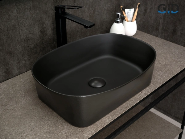 Раковина накладная (53х36) Gid N9028bg