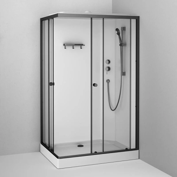 Душевая кабина (120х80) Am.Pm X-Joy W94C-403-12080BT черный матовый