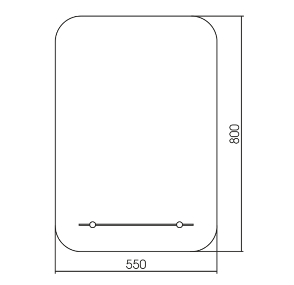 Зеркало (55х80) Silver Mirrors  Самба ФР-00002405