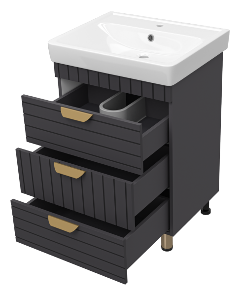 Тумба под раковину Brevita Gloster 60 GLOS-06060-48-2