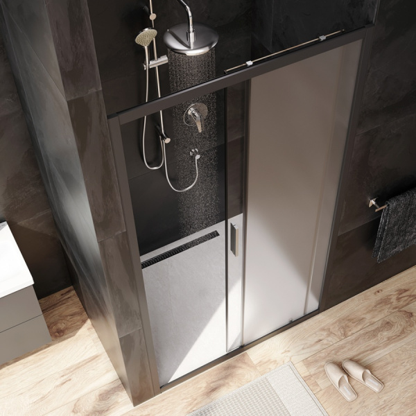 Душевая дверь (110х195) Am.Pm Gem Solo W90G-110-1-195BM