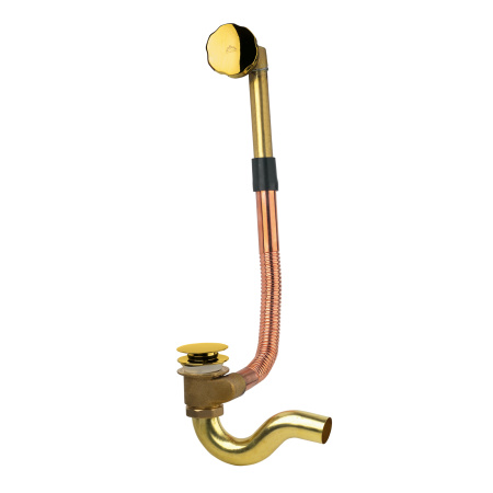Слив перелив для ванны автомат Timo 8004 gold