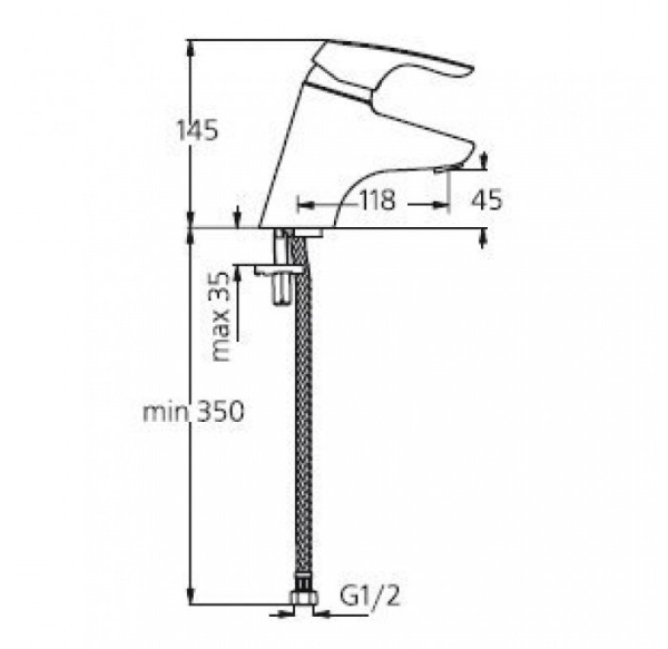 Смеситель для раковины Ideal Standard Cerasprint B3739AA