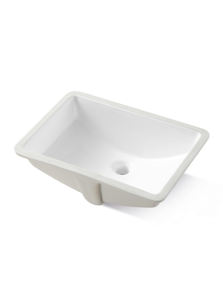 Раковина встраиваемая снизу (52х36,7) Agger ASB01530 белый глянец