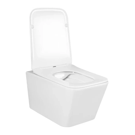 Унитаз подвесной безободоковый Aquatek Либра AQ0530N-00 микролифт