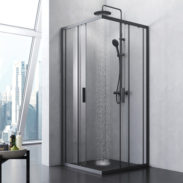 Душевой уголок (90х90) Am.Pm Gem S Square Slide W93G-403-090BT