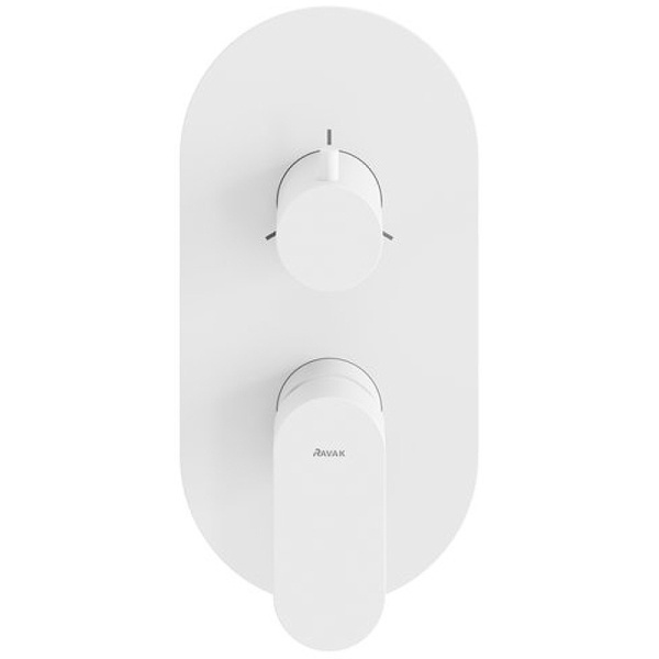 Смеситель для душа Ravak Eleganta EL 068.10WV.O3 X070260 белый вельвет