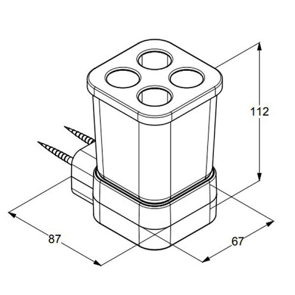 Стакан для зубных щеток Kludi E2 4998205