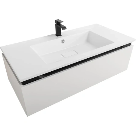Тумба под раковину Cezares SLIDER-1000-1C-SO-BO Bianco Opaco