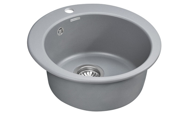 Кухонная мойка Paulmark  Gelengen 50 PM404800-GRM серый металлик