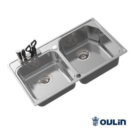 Кухонная мойка (86х46) Oulin OL-H9910
