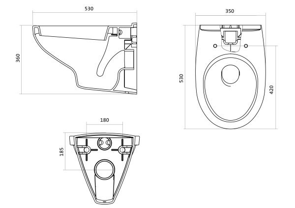 Комплект унитаза с инсталляцией Santek Бореаль 1WH501544