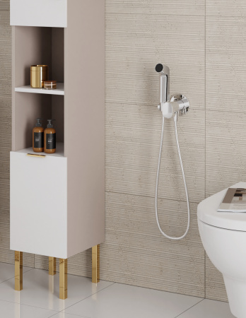 Гигиенический душ с запорным вентилем Hansgrohe Bidette S 1jet EcoSmart+ 29230000 хром