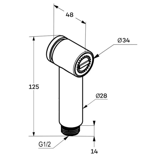 Гигиенический душ Kludi 7343439-00 Гигиенический душ Kludi 7343439-00