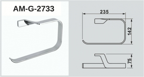 Полотенцедержатель Art&Max AM-G-2733 Полотенцедержатель Art&Max AM-G-2733