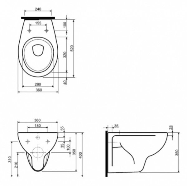 Унитаз Ifo Fargen RP121310200