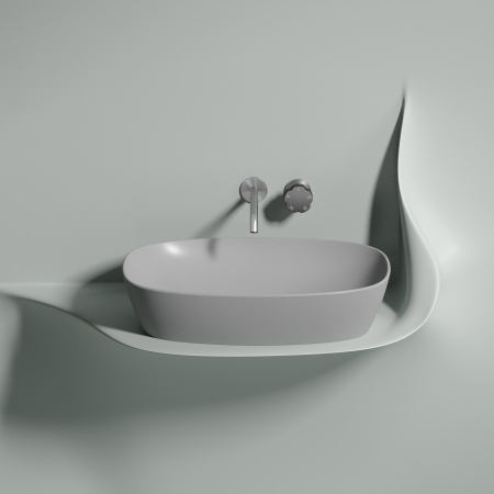 Раковина накладная (60х38) Ceramica Nova ELEMENT CN6049MSG