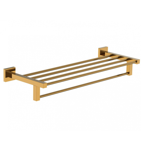Полотенцедержатель с полкой WONZON & WOGHAND POLO, темное золото WW-8981-DG