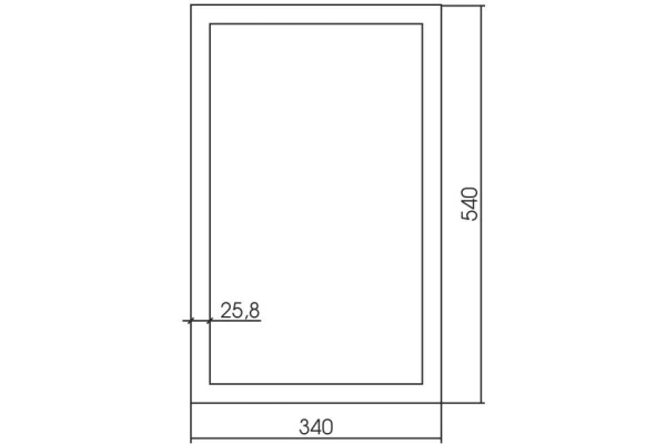 Зеркало (34х54) Silver Mirrors Магнат ФР-00002187