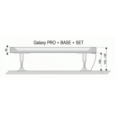 Панель Ravak Gigant Pro 100x80 Set R XA83AP01010