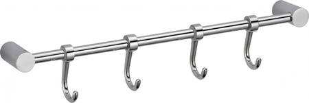 Планка с крючками 4 крючка Savol S-006204