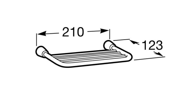 Мыльница Roca Superinox 815679001