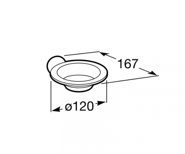 Мыльница Roca Superinox 815677001