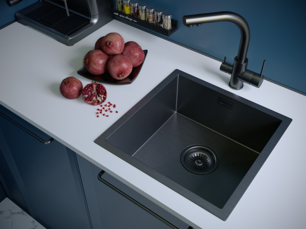 Смеситель для кухни с подключением к фильтру  Paulmark Essen Es213011-GM