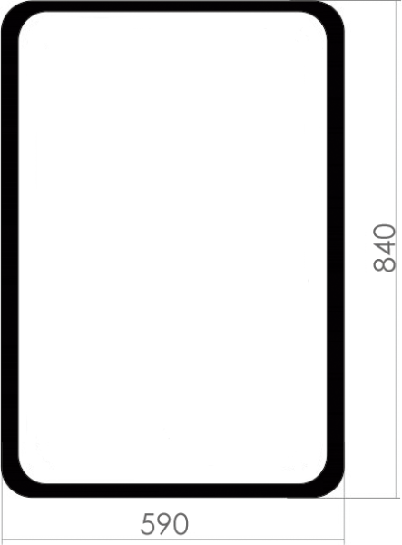 Зеркало (60х80) Silver Mirrors  Мальта-лофт ФР-00002427