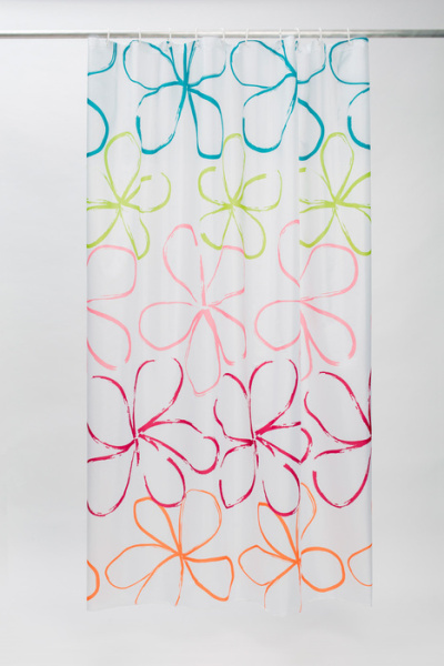 Штора для ванной комнаты IDDIS Basic B18P218i11, разноцветный