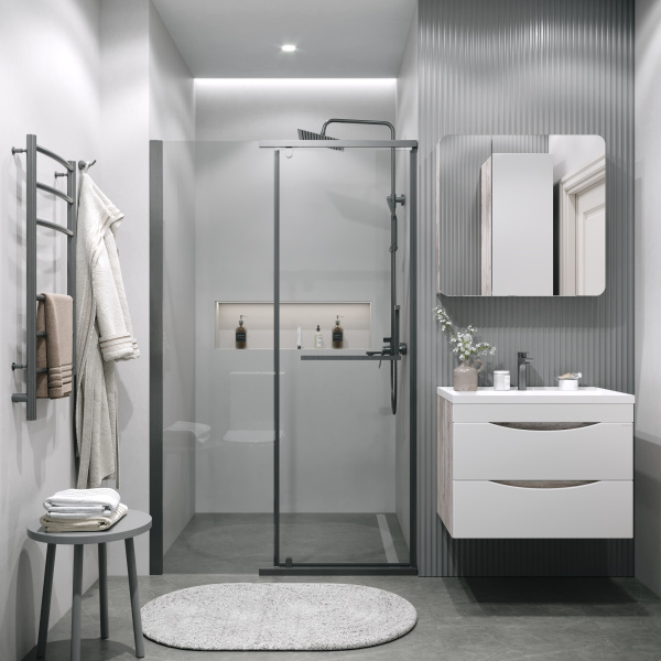 Душевая дверь (120х195) Grossman Pragma 100.K33.03.120.42.00, распашная