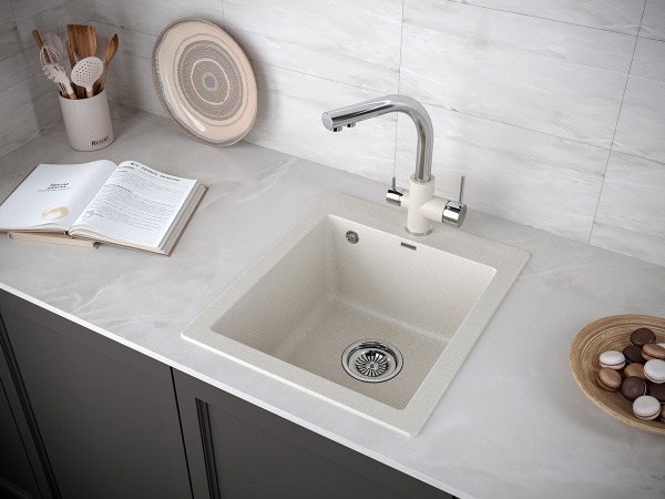 Смеситель для кухни с подключением к фильтру  Paulmark Essen Es213011-BECR