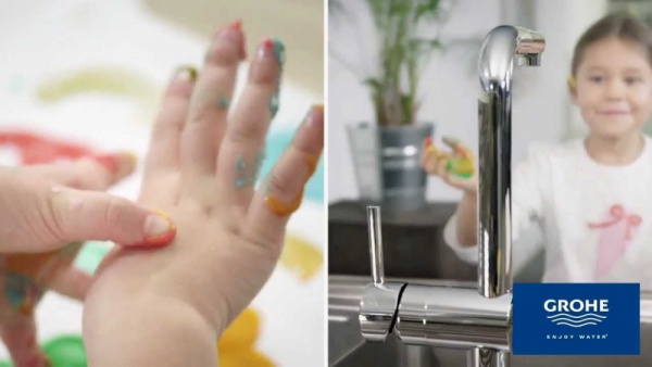 Сенсорный однорычажный смеситель для мойки 1/2“ Grohe Minta Touch 31360 DC0 (31360DC0)