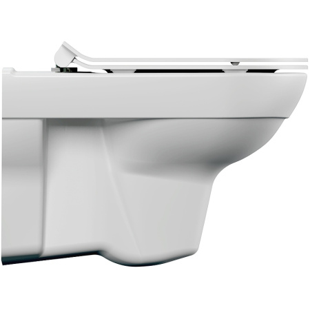 Комплект Cersanit CITY CO DPL EO slim + LINK PRO + ESTETICA пластик белый с рамкой хром 64277