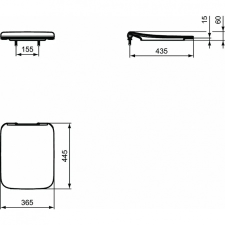 Комплект унитаза с инсталляцией Ideal Standard Strada II E387001