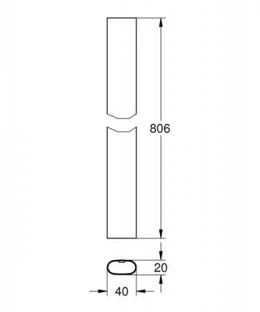 Душевая штанга Grohe Rainshower SmartControl 48349 000 (48349000)